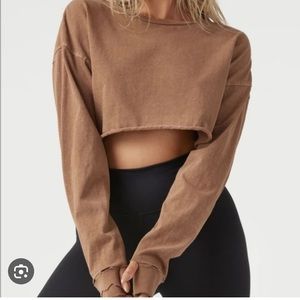 Joah Brown cropped long sleeve